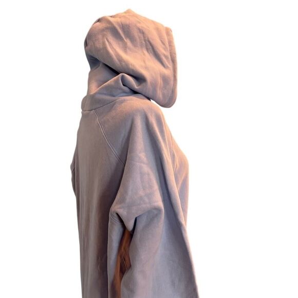 NWT THAKOON Drawstring Hoodie Dusty Blue TWET001556 100% Cotton S - Picture 5 of 7